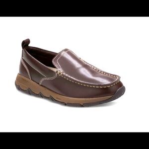 HUSH PUPPIES KIDS SLIP ONS SCHOOL SHOES NEW 1.5Y